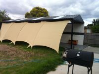 Gable Roof Steel Pergolas designed, made and installed by Allouch Engineering