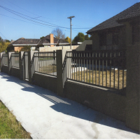 Allouch Engineering, Steel black door and fence
