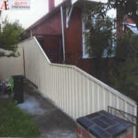 Allouch Engineering, Steel black door and fence