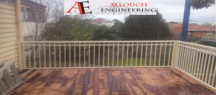 Deck made and installed by Allouch Engineering in Melbourne