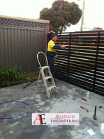 Gates designed, made and installed by Allouch Engineering
