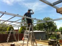 Decking designed, made and installed by Allouch Engineering