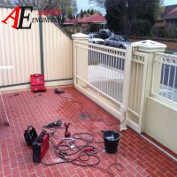 Steel door made by Allouch Engineering the steel fabrication company